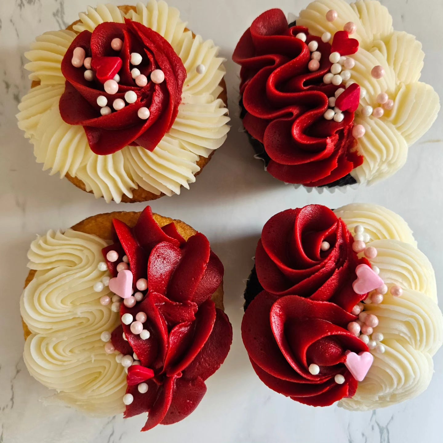 Sweetheart cupcakes